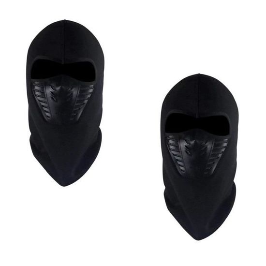TAGVO Balaclava Chapeau Cagoule, Masque Visage Multifonction avec Maille Filet Respirant, Cagoule Couvre-Visage Thermique pour Les Sports De Plein Air d'hiver Vélo, Moto, Ski
