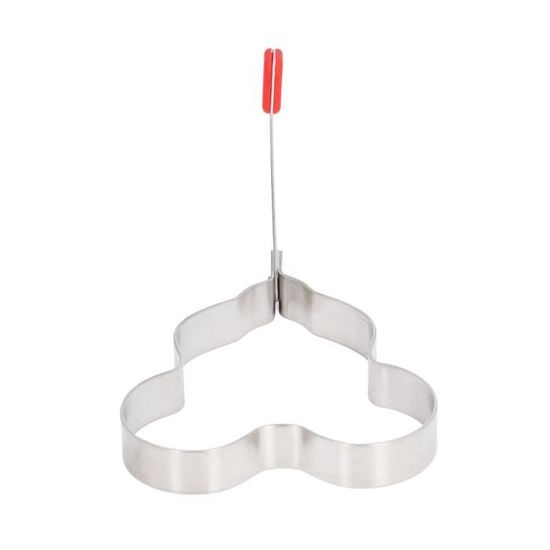 Lot De 5 Moules à Crêpes En Acier Inoxydable Pour œufs Au Plat