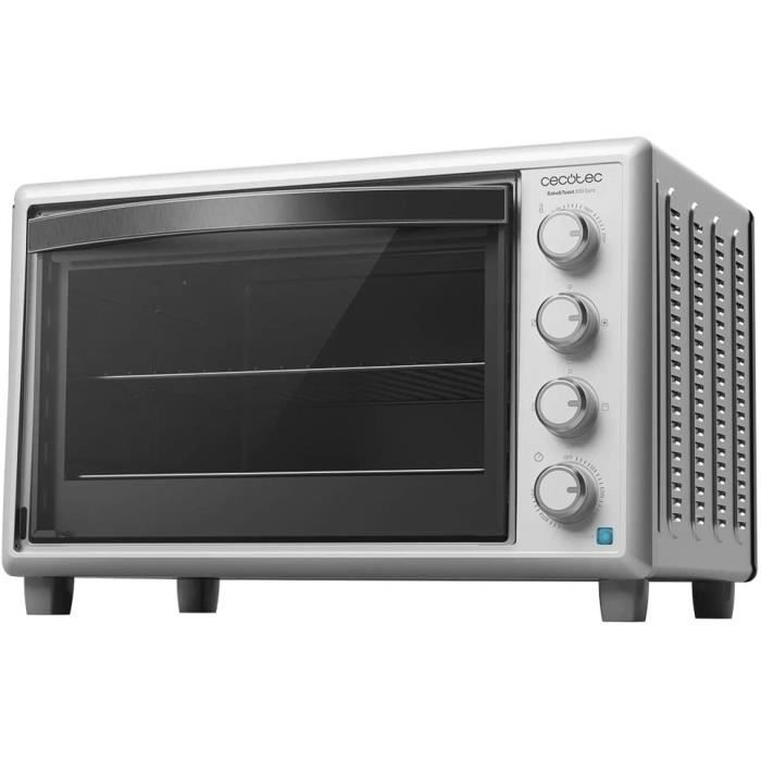 mini four de table à convection électrique baletoast 890 gyro, capacité 60 l. 12 fonctions, puissance 2200w, rôtissoire giratoire