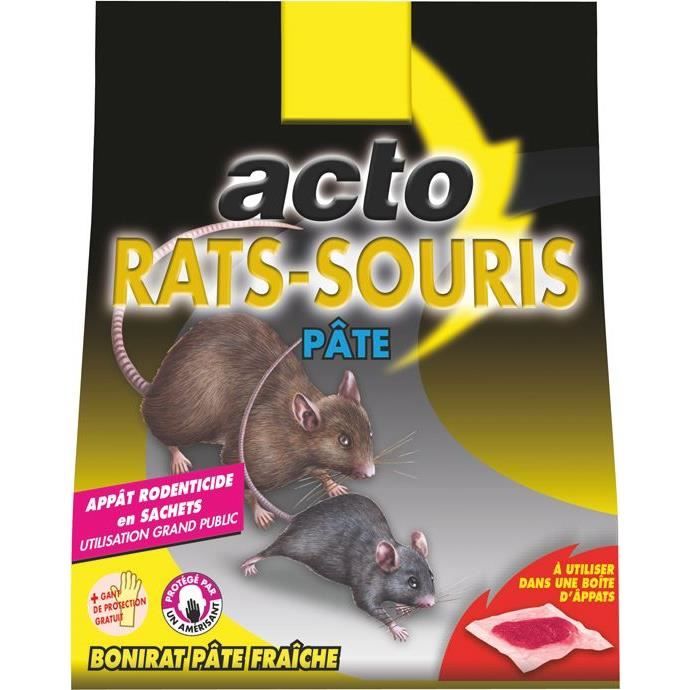 Acto pate rats souris 150g