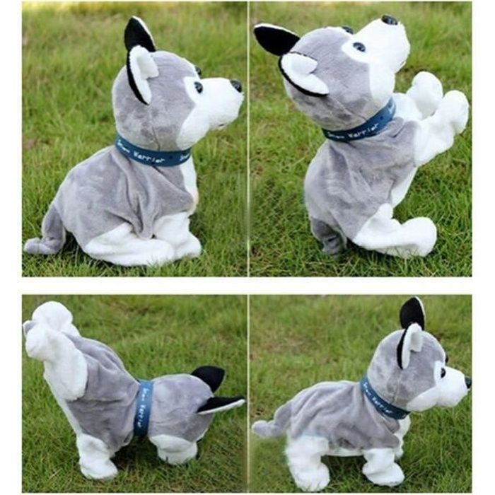 Jouet électronique Le son de contrôle électronique Chien Husky interactif Pet Robot Dog stand Marche Jouet Enfant