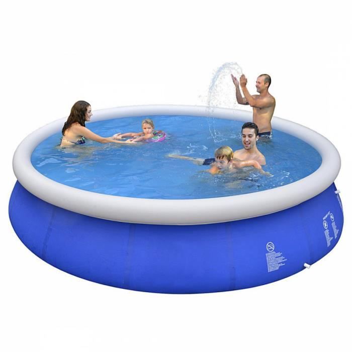 Jilong 17540 Piscine autoportante Ronde 420 * 84 cm, Bleu
