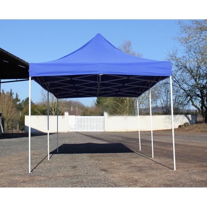 Barnum Pliant 3x6m Bleu - Tente Pliante Etanche
