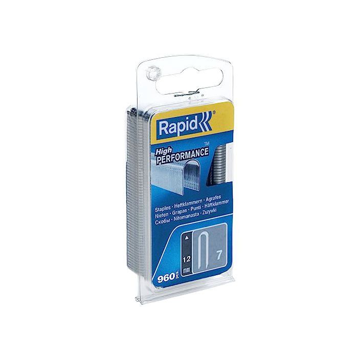 RAPID Agrafes galvanisées pour câbles - N°7/12 mm