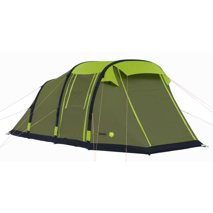 TENTE FAMILIALE 4 PERSONNES GONFLABLE TRIGANO MISSOURI - 1 grande chambre - imperméabilité 5000mm