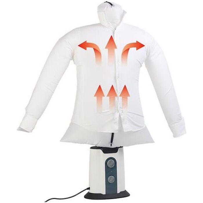 Mannequin de séchage et défroissage à air chaud 850 W