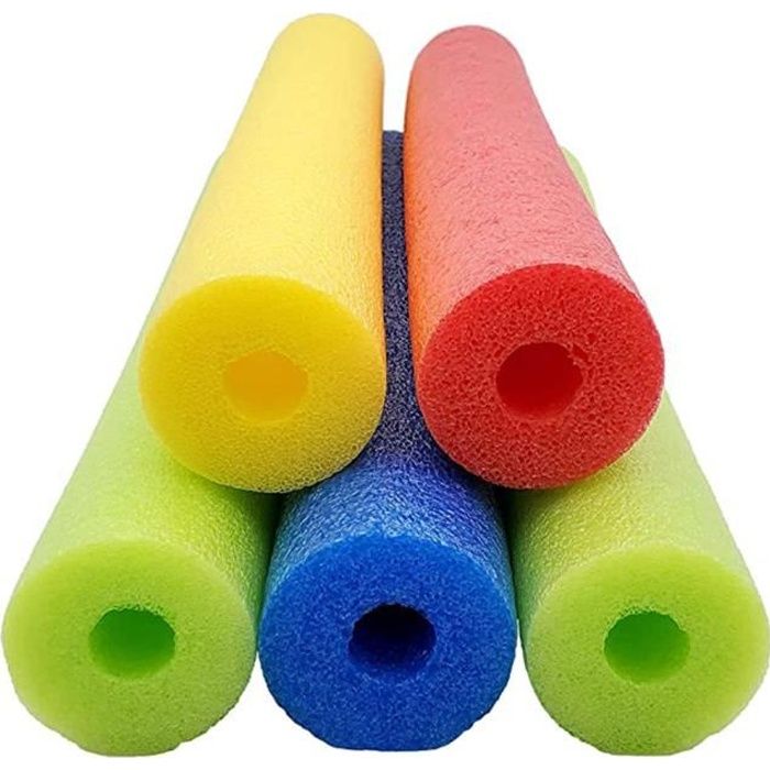 Lot de 5 nouilles en mousse colorées pour nager dans la piscine @kinjgoki 438