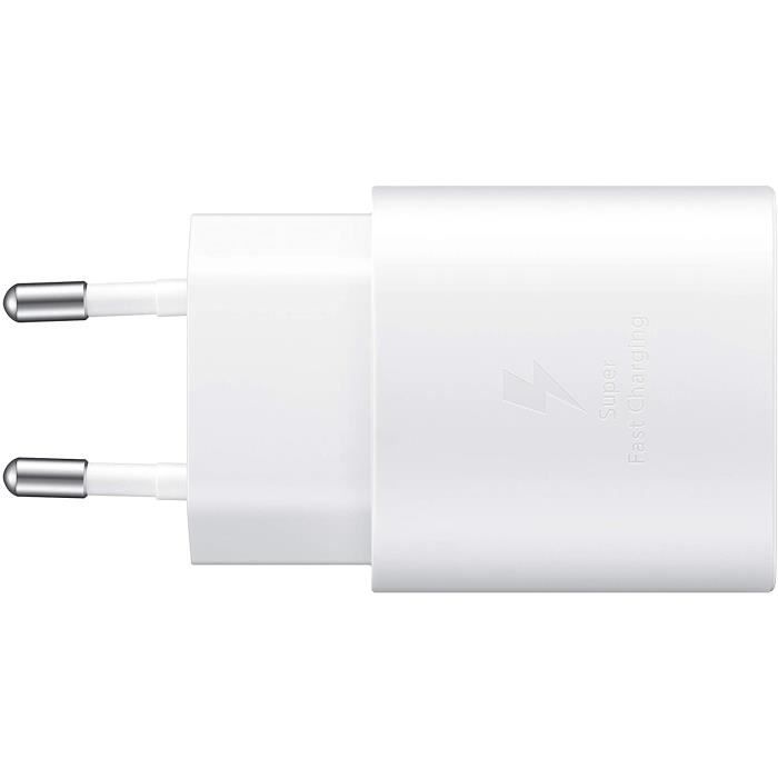 Samsung Chargeur Secteur Ultra Rapide 25W Blanc