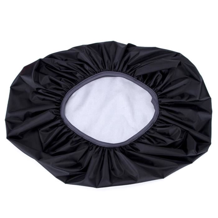 Sac Housse De Pluie 35-70L Protable Étanche Anti-larme Anti-UV Anti-UV Couverture De Sac À Dos pour Camping Noir 70 litres (XL)