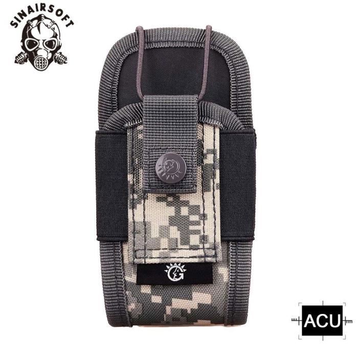 Sac tactique pour talkie walkie A018, sacoche multifonction Camouflage en Nylon, pochette militaire Molle EDC, PK92998578