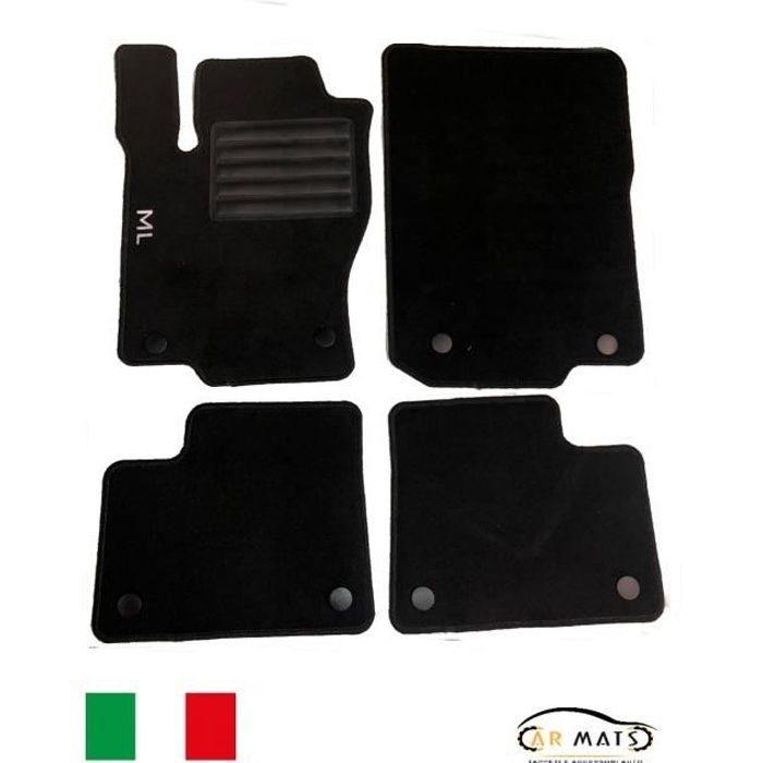 MERCEDES SET DE TAPIS DE SOL ML W166 2011-2018 4 PIÈCES EN MOQUETTE