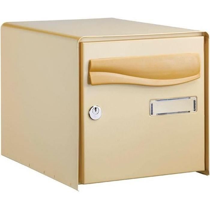 DECAYEUX Boîte aux lettres PTT - double face - beige
