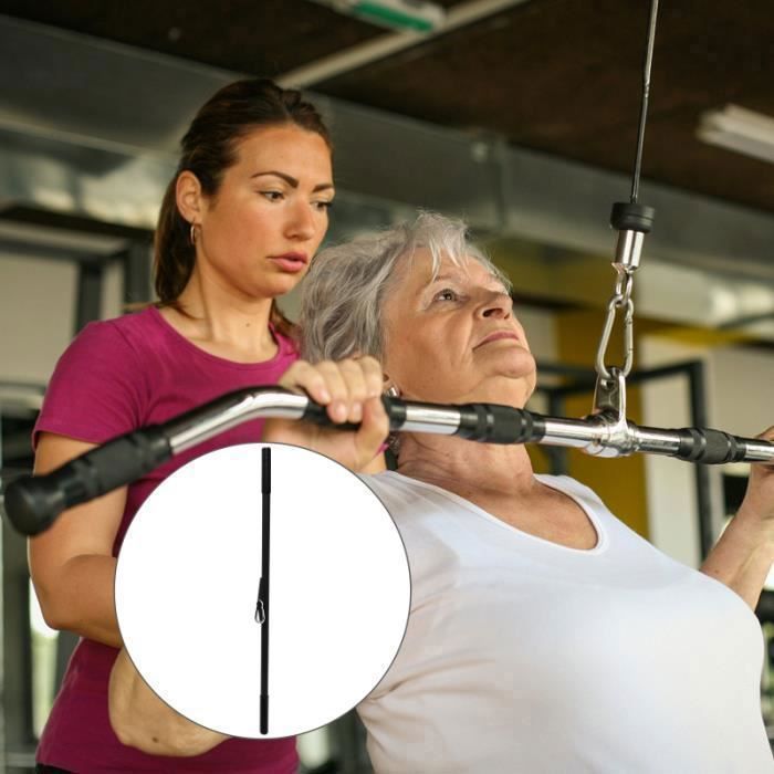 1 set Tirez la barre de chic Coffre-fort BIGE POUTURE BARRE DOWN BARD BAR barre - haltere - poids fitness - musculation
