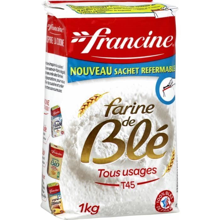 Farine de blé 1 kg Francine