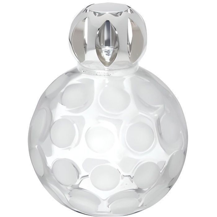 LAMPE DIFFUSEUR DE PARFUM SPHERE GIVREE - LAMPE...