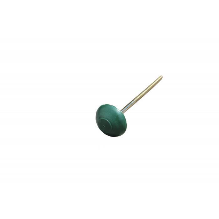 Pointe pour plaque bitumée (x50) - L: 6.5 cm - Vert