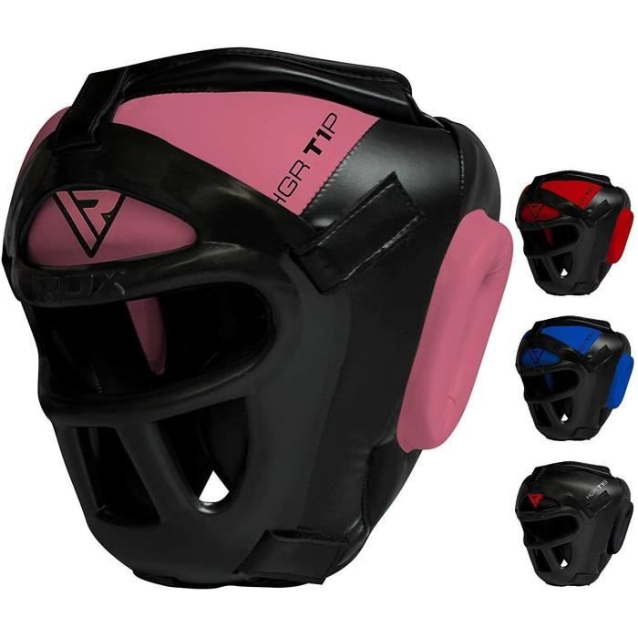Casque de boxe RDX T1 MMA Grille Protection Tête, Head guard, kick boxing lutte contre Muay Thai hommes femmes