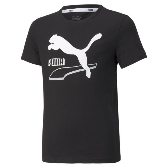 T-shirt enfant Puma Alpha - noir - 4 ans