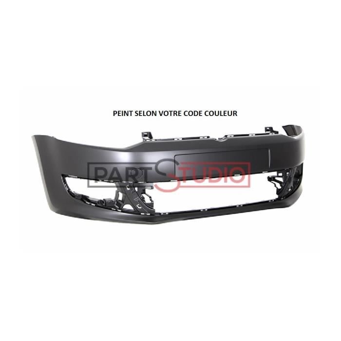 Pare choc avant PEINT, Volkswagen Polo de 09/09 à 06/14