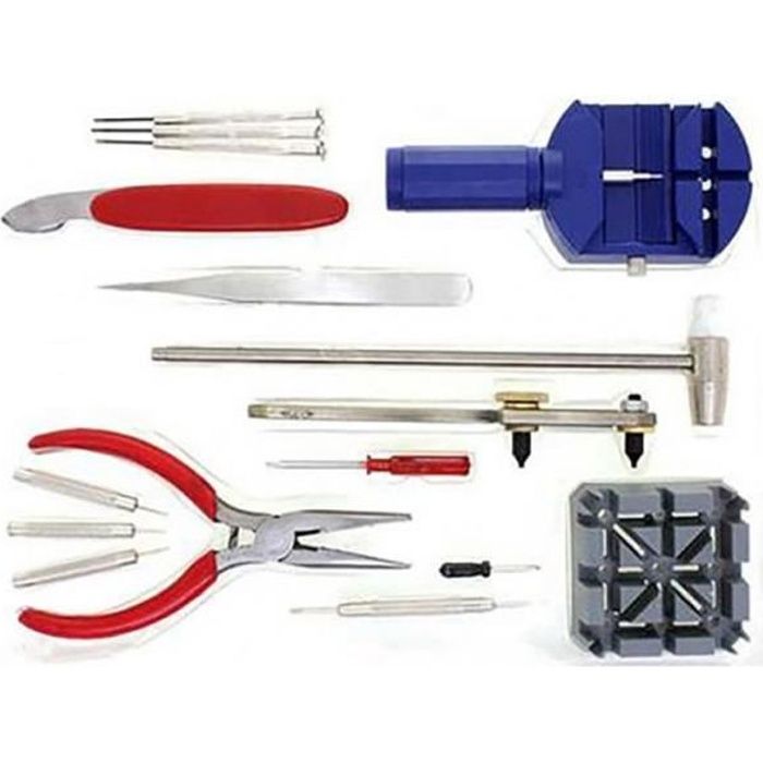 Outils et nettoyants kit outils horloger pour la réparation de montres Assortiment