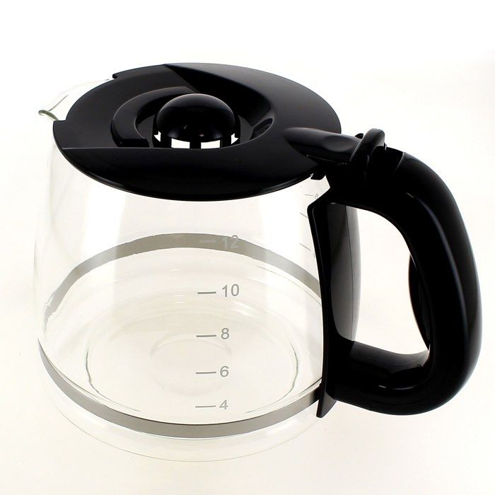 Verseuse deco noire pour Cafetiere Russell hobbs, Cafetiere Domo - 3665392026235