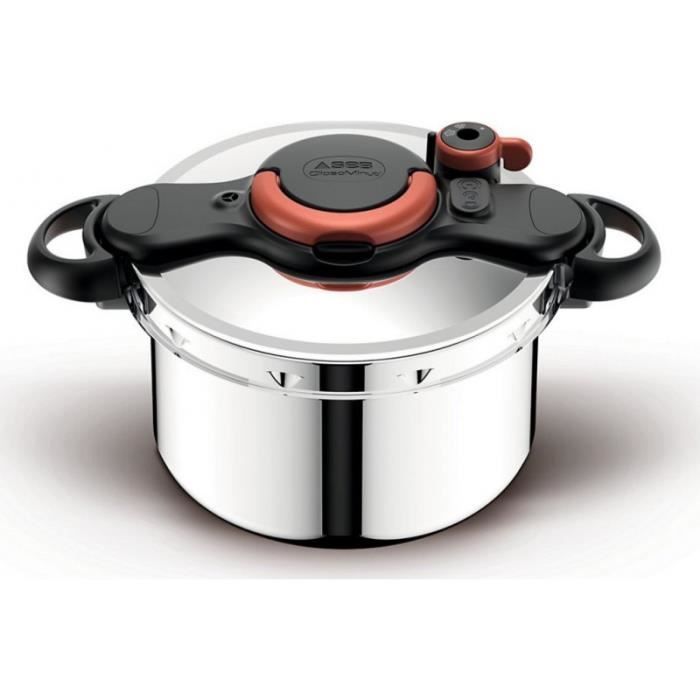SEB Autocuiseur - Cocotte minute TM Autocuiseur ClipsoMinut terracotta collection 7.5L
