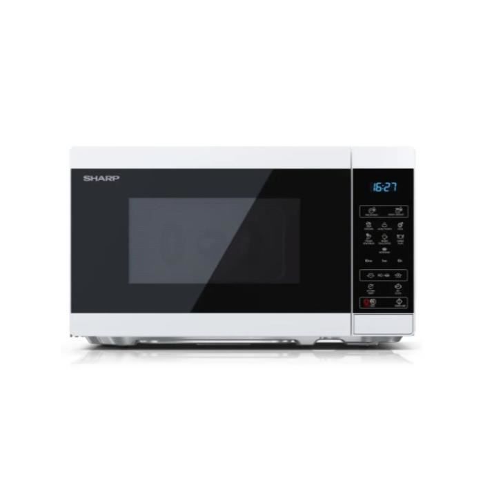 SHARP YC-MS02EW Four à micro-ondes Capacité 20 litres Puissance 800 Watt Couleur blanche