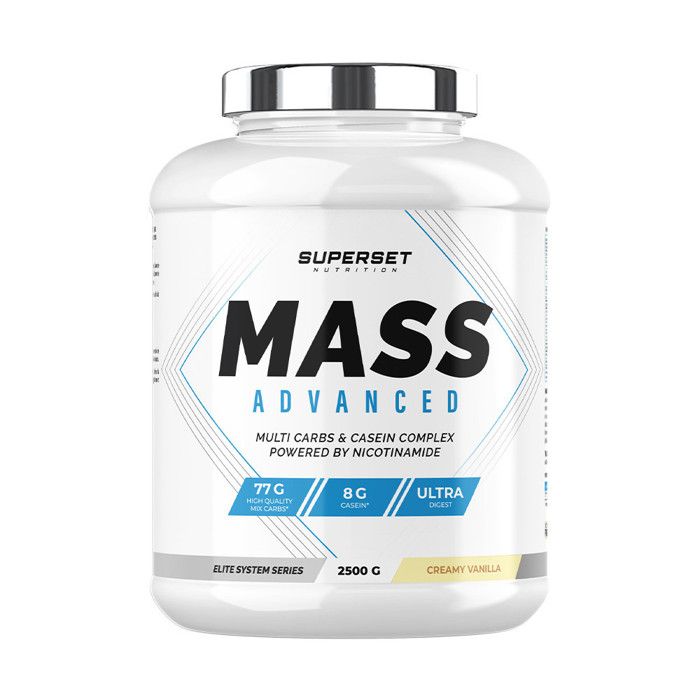 MASS ADVANCED (2,5kg) | Gainers | Vanille Crémeuse | Superset Nutrition