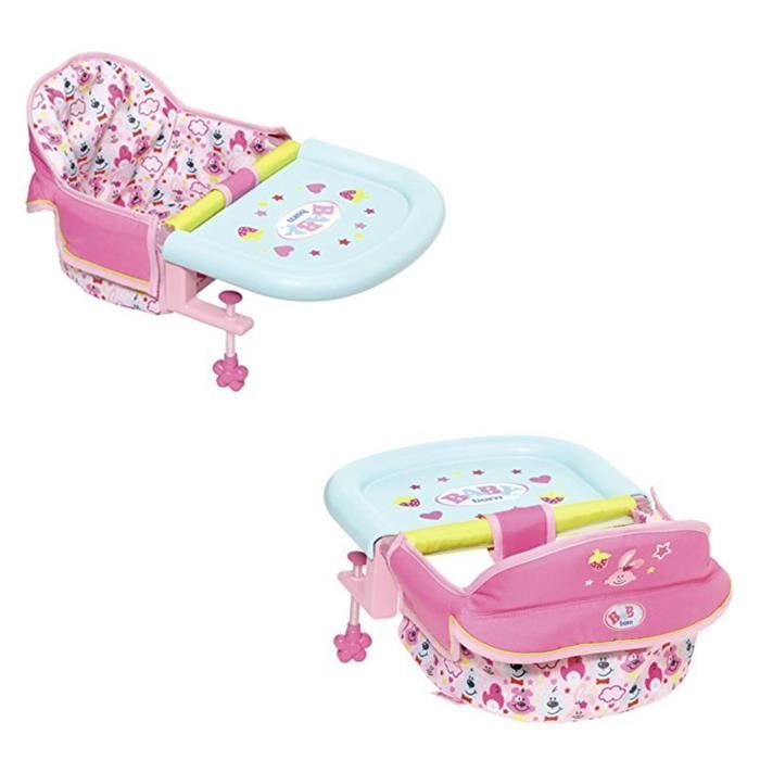Zapf Creation 825235 BABY born - Siège de table pour poupée