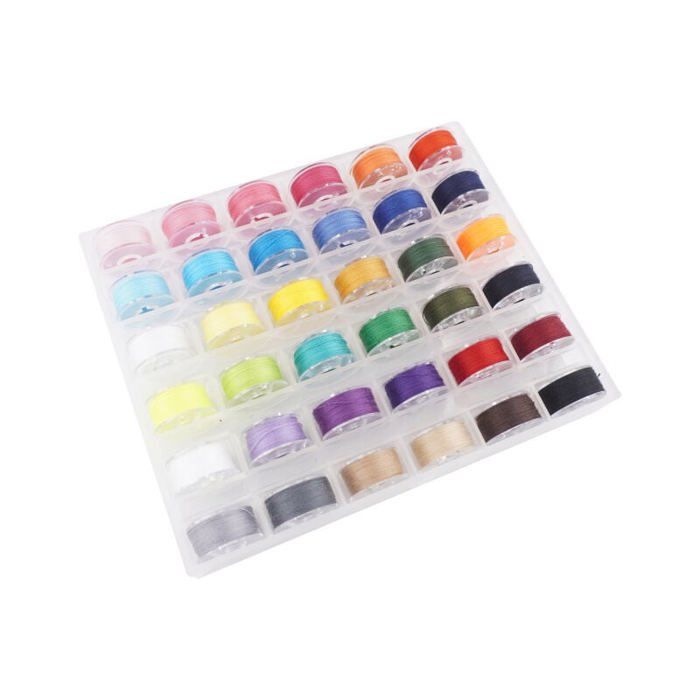 Lot De 6 Canettes De Fil à Coudre Polyester - Multicolore - Neuf