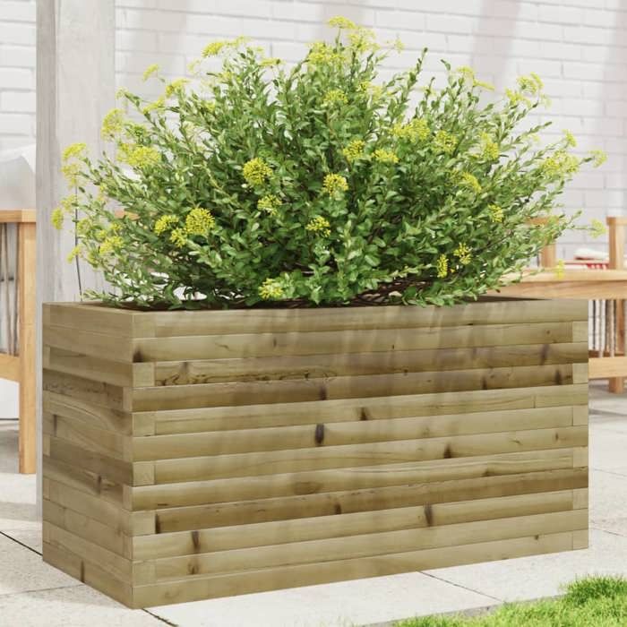 vidaXL Jardinière Bois de pin - vue 3