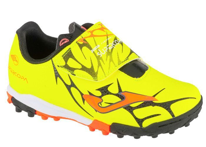 chaussures de foot turf pour un garçon - Jaune - Joma Super Copa Jr 25 SCJS TF