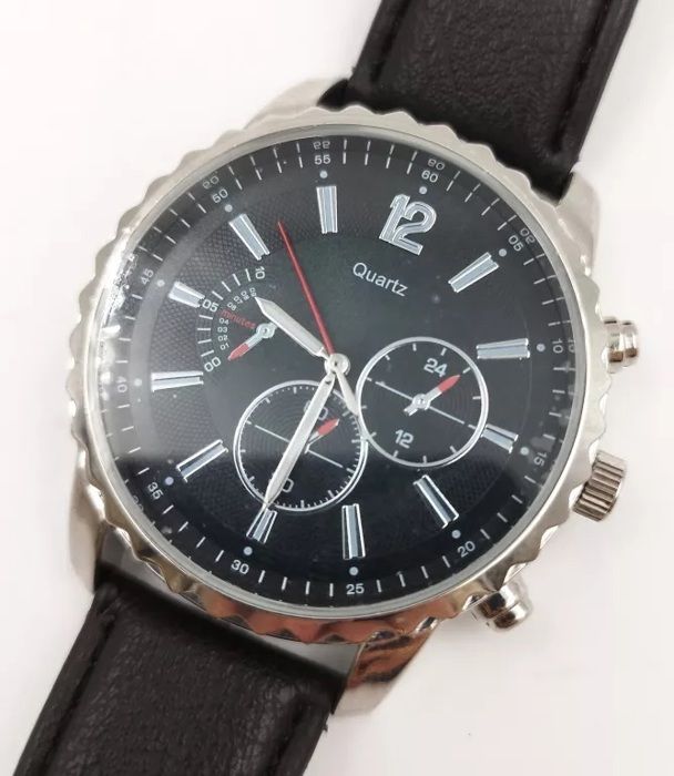 Montre - DE LUXE EDITION - Bracelet Noir - Mécanisme Japonais - Résistance aux Éclaboussures - Inox