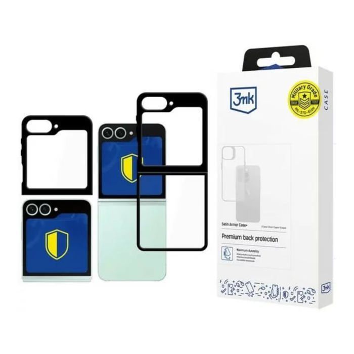 Coque téléphone - 3MK - Satin Armor+ - Samsung Galaxy Z Flip 6 - Protection avancée - Design élégant