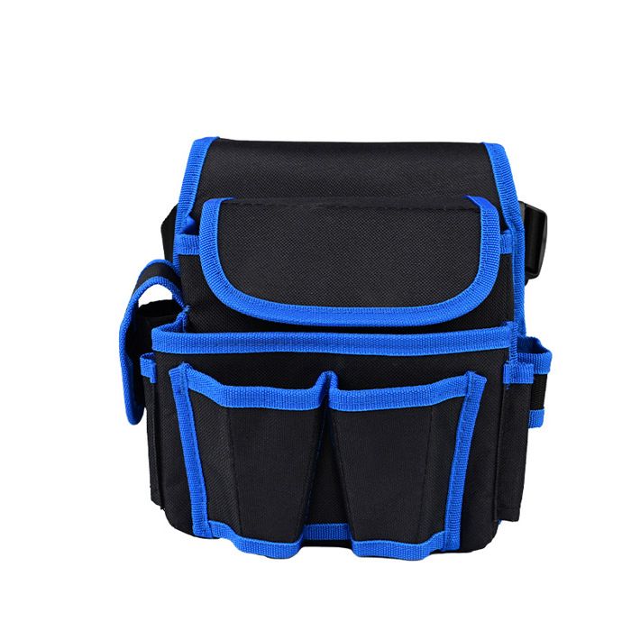 FAURAPMNG Sac à Tablier De Serveur De Restaurant Avec Boucle De Ceinture Réglable, Support Pour Serveuse Avec 2 Stylos, Noir, 10 × 8