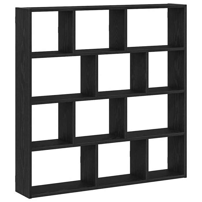 Meilleures Étagère cube murale - Meuble étagère dexposition - 12 compartiments noir - bois dingénierie SSDC6638998