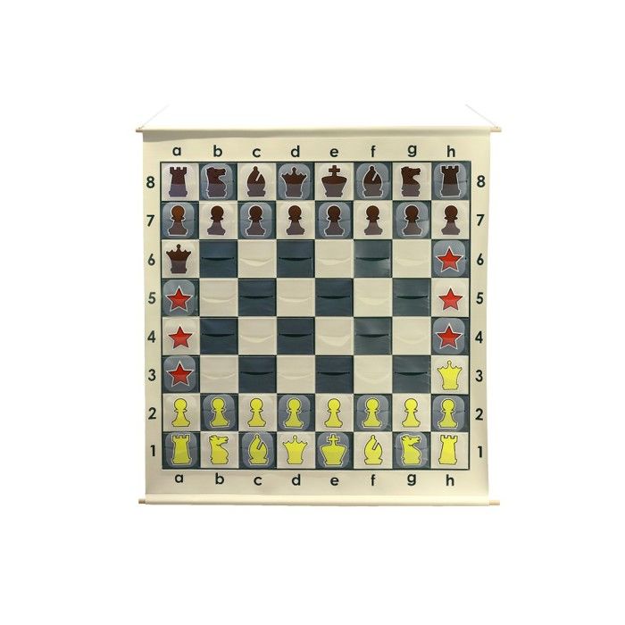 LEAP Sac De Transport Échecs – 4 Compartiments – Pour Échiquier Roulé, Pièces, Horloge – 59,9 X 17,9 Cm