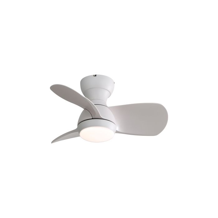 ®RisingFF Ventilateur de plafond dintérieur de 23 pouces avec 3 pales en ABS télécommande blanc avec éclairage LED de 18 W - Rising Ff