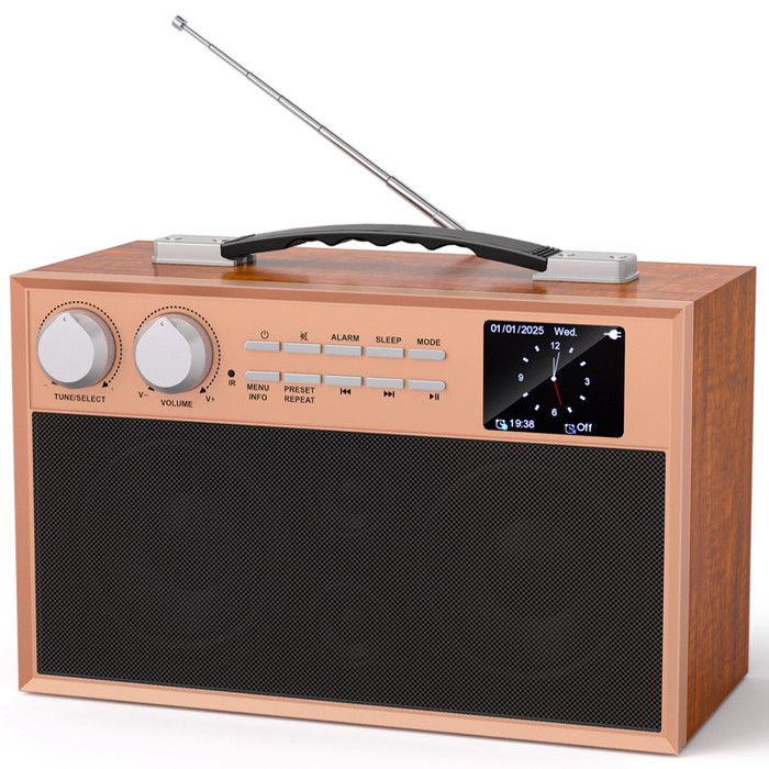 Radio CD K7 Portable Thomson RK200CD - Lecteur/enregistreur Cassette - FM Analogique - Fonctionne Sur Piles Ou Secteur - Lumières UFO Incluses - 2