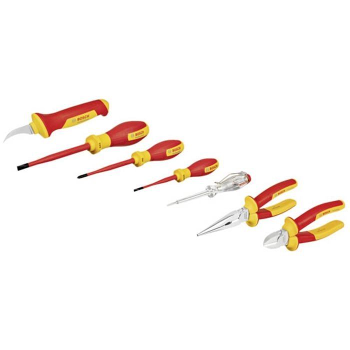 Set doutils à main VDE Bosch Professional VDE Mixed Set 7pc Ergonomique Tête carrée - vue 2