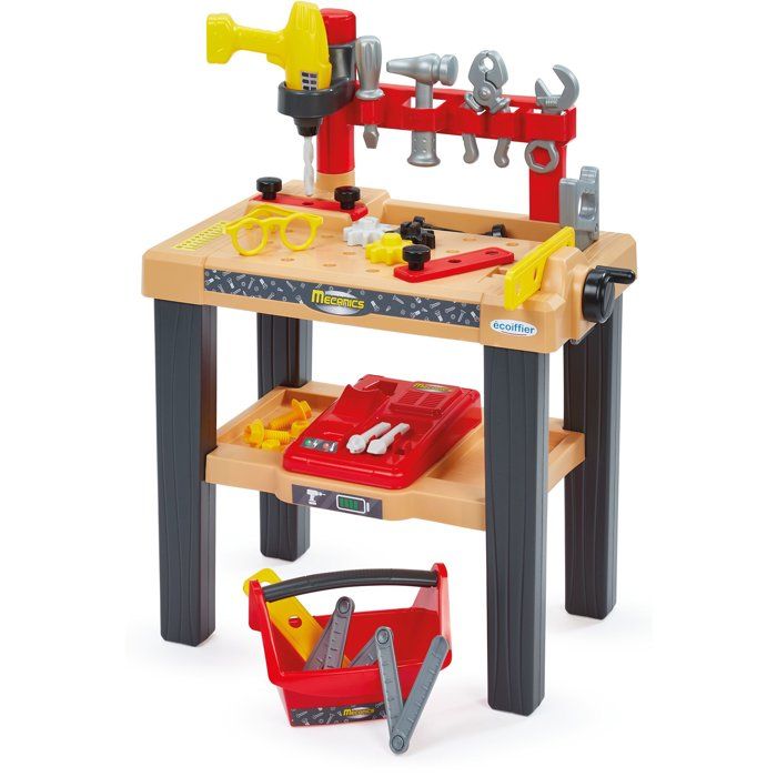 Établi Ecoiffier 2429 – Grand Atelier Mécanique 28 Accessoires