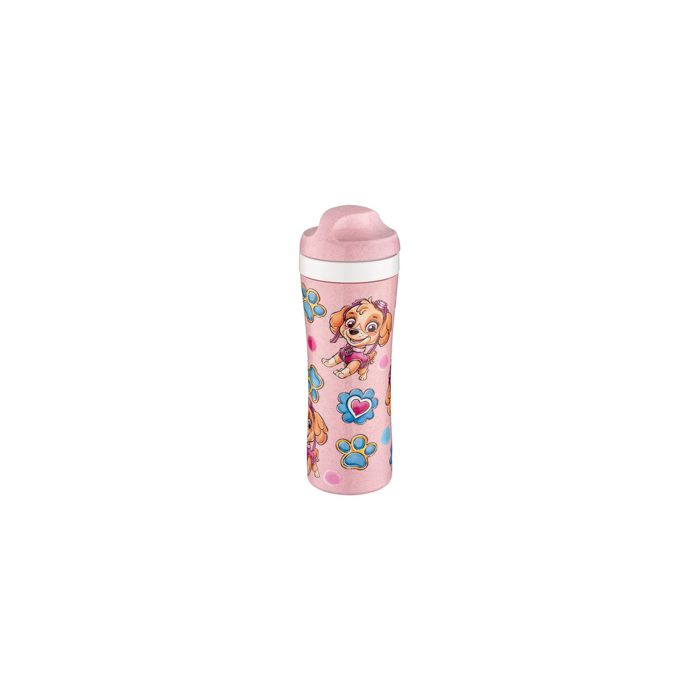 Gourde enfant - Pat Patrouille Rose - 425 ml - bouchon à visser - 100% recyclable