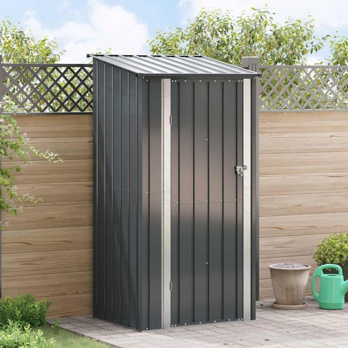 Cabanon de jardin - VIDAXL - Vidaxl - Anthracite - Métal anti-corrosion - 103 x 86 x 200 cm