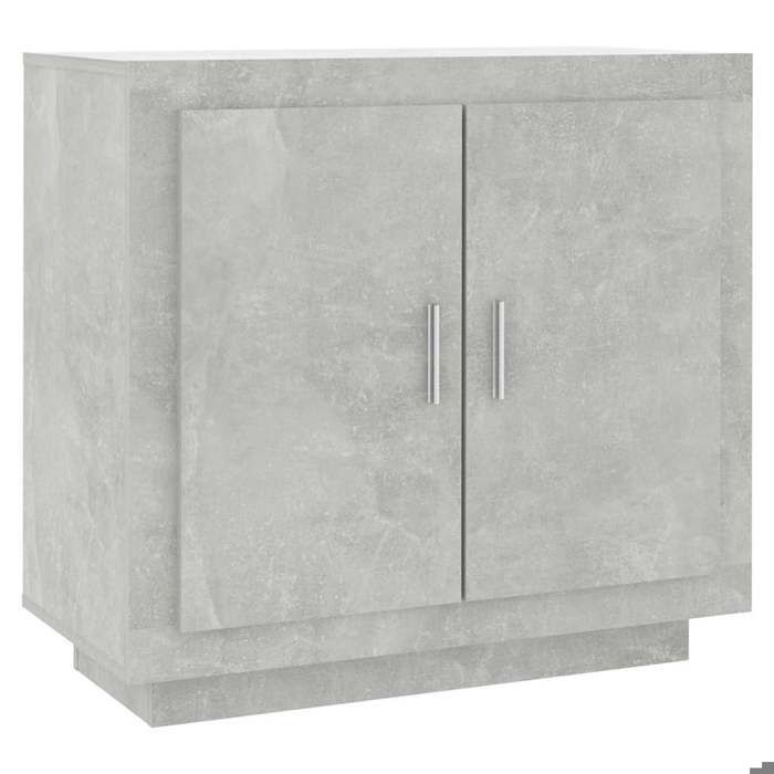 Promotion FévrBuffet debout - Armoire Vaisselier - Pour maison - Gris béton 80x40x75 cm Bois dingénierie FR11916145