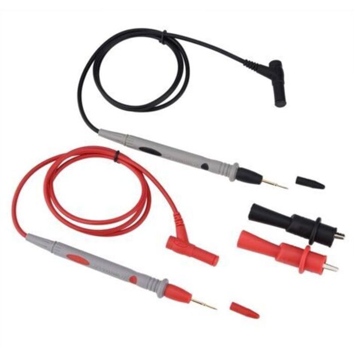 Kit de test multimètre - PZCC - Kit multifonction - 1000V - 20A - Pinces crocodiles fiches banane