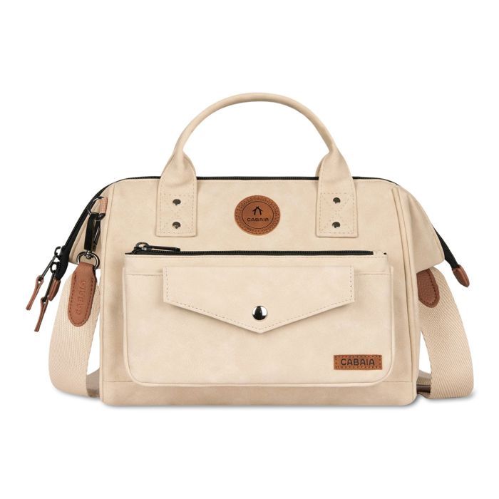 Sac à main - CABAIA - Adventurer Nubuck Crossbody M - beige Andenne - 5 8L - bandoulière amovible réglable