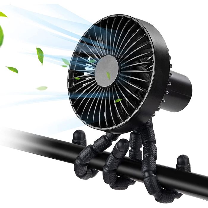 Ventilateur USB silencieux pour poussettes avec trépied réglable ACCESSOIRES FABRICATION MAISON