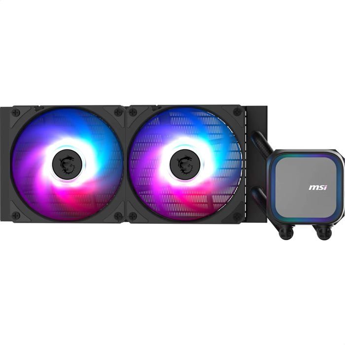 MSI MAG Coreliquid A13 240 Watercooling AIO CPU 240mm ARGB CycloBlade 7 Radiateur Split-Flow Ventilateurs Rifle