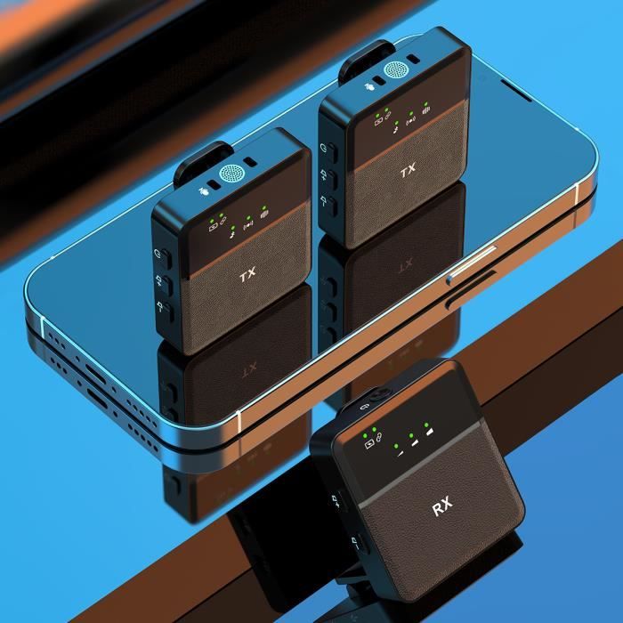 Microphone À Pince Pour Collier, Microphone Cravate Sans Fil, Son Clair Sans Fil Pour Machines