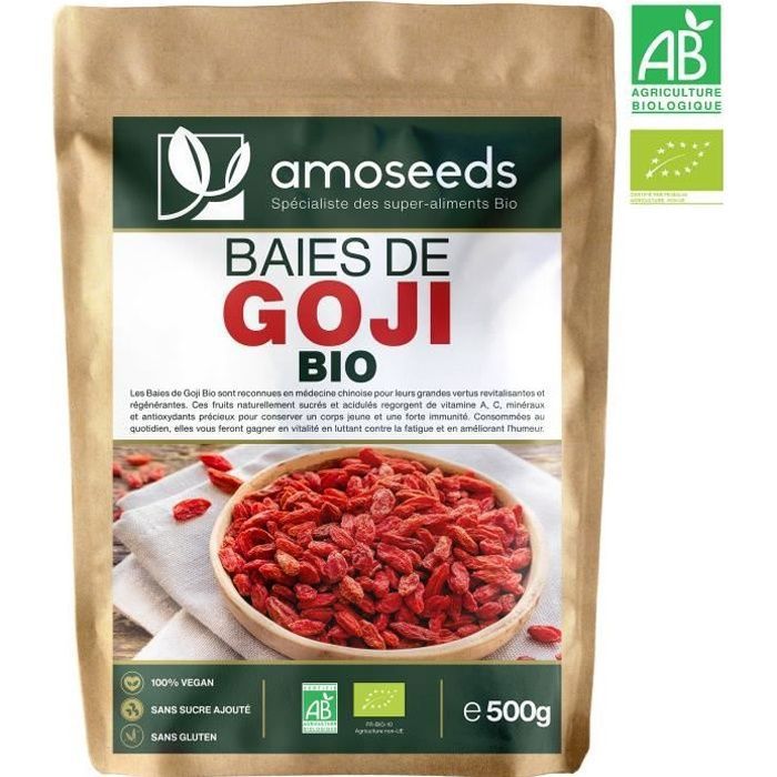 Poudre D'extrait De Baies De Goji 500g – Sans Produits Nocifs – Complément Alimentaire